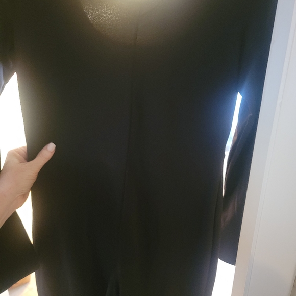 Black Bodycon Jumpsuit Romper, Large - Picture 8 of 8